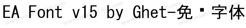 EA Font v15 by Ghet字体转换
